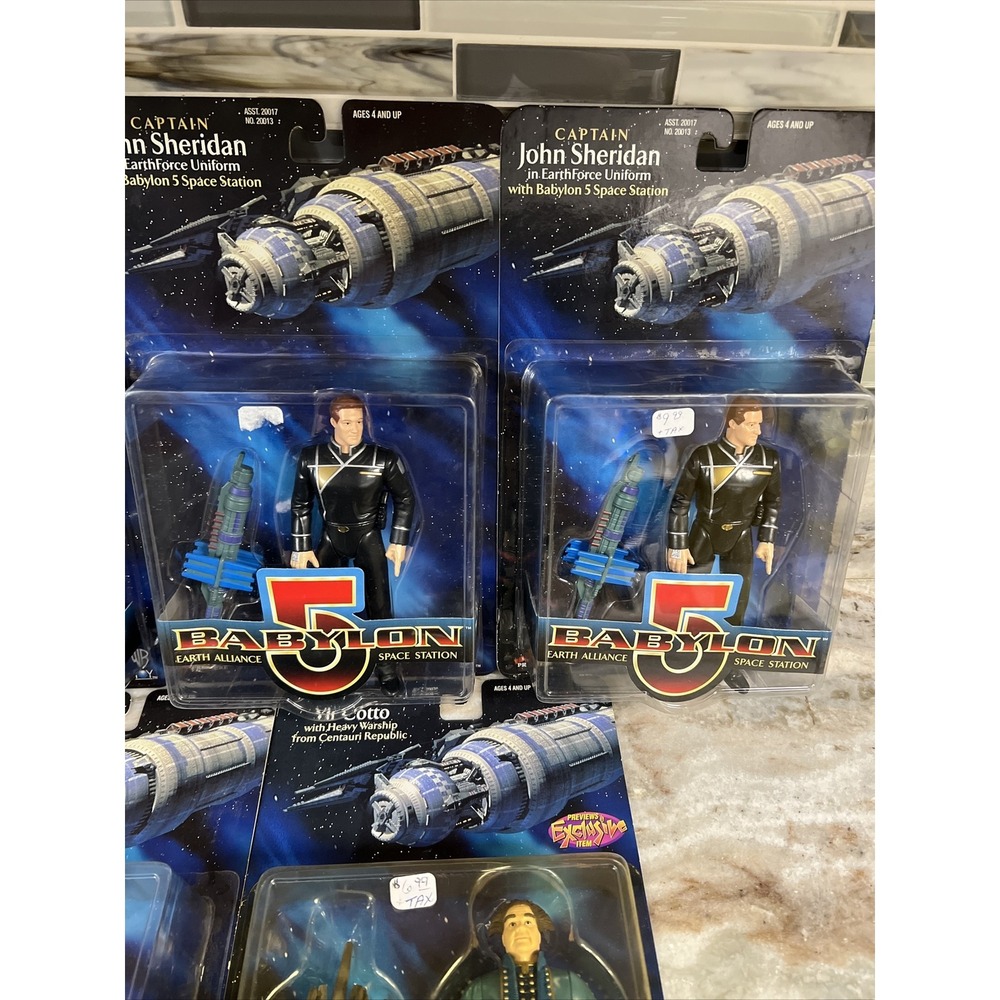 Lot of 7 Sealed Babylon 5 1997 Exclusive Premiere Action Figures- New In Box! - Picture 3 of 10